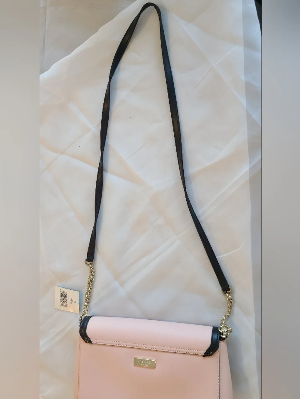 NWT Rare Limited Kate Spade Greer Mayfair Drive Bow Crossbody Bag Pink Black - Picture 9 of 16